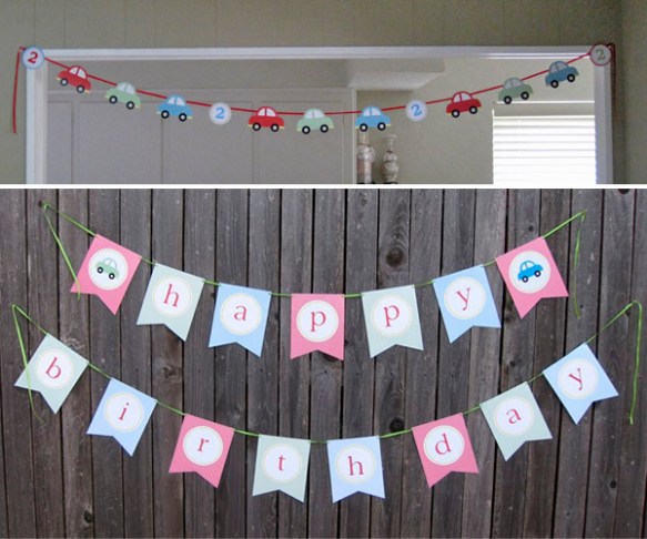 Car Birthday Banner 1